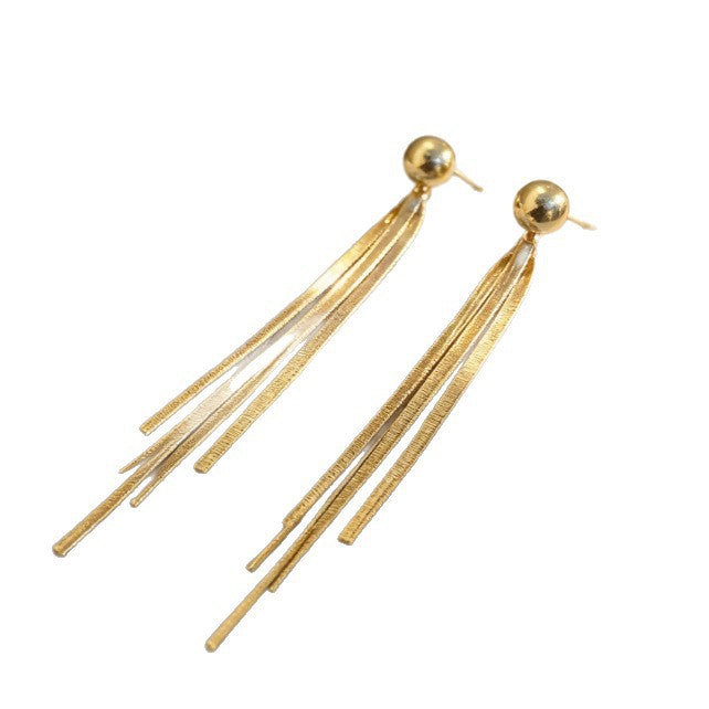 Women's Tassel Front Back Two-way Fashion Simple Niche Earrings