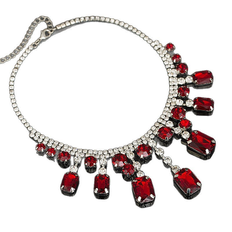 Rhinestone Birthday Gift European Korean Style Necklaces