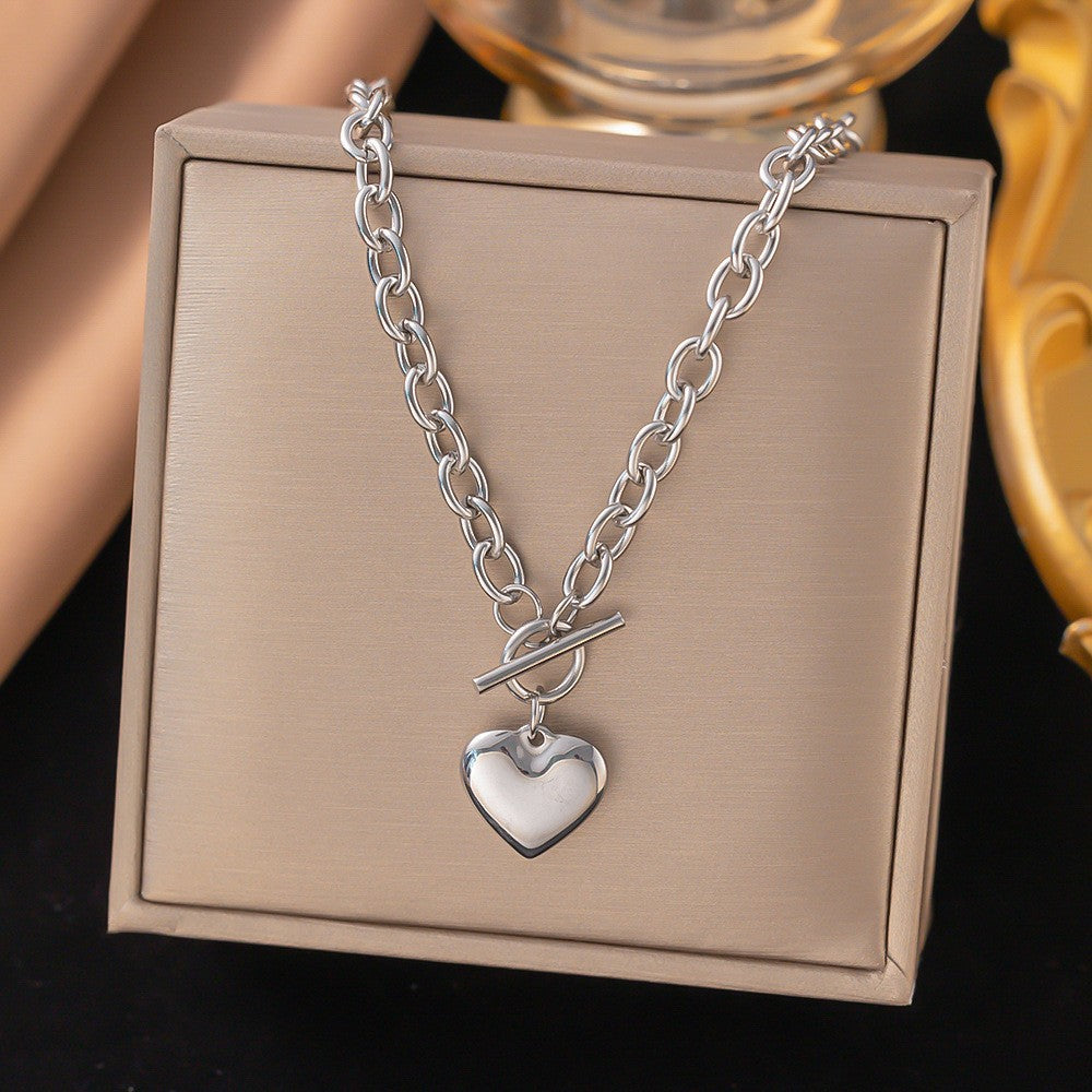 Simple Heart Female Fashion Personality Shape Bracelet