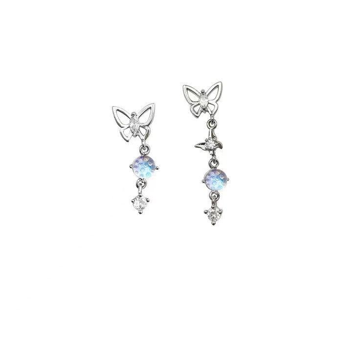 Women's Elf Butterfly Tassel Needle Light Luxury Earrings