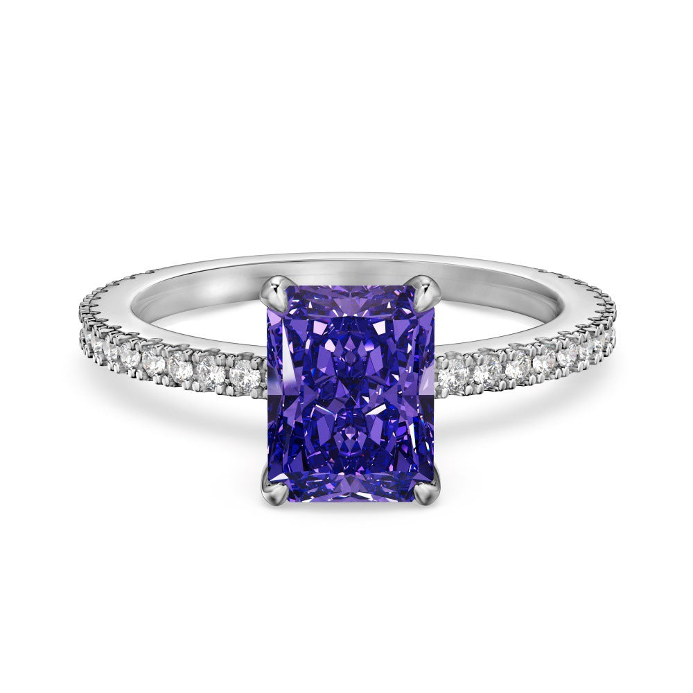 Sier Female Special Interest Light Luxury Rings