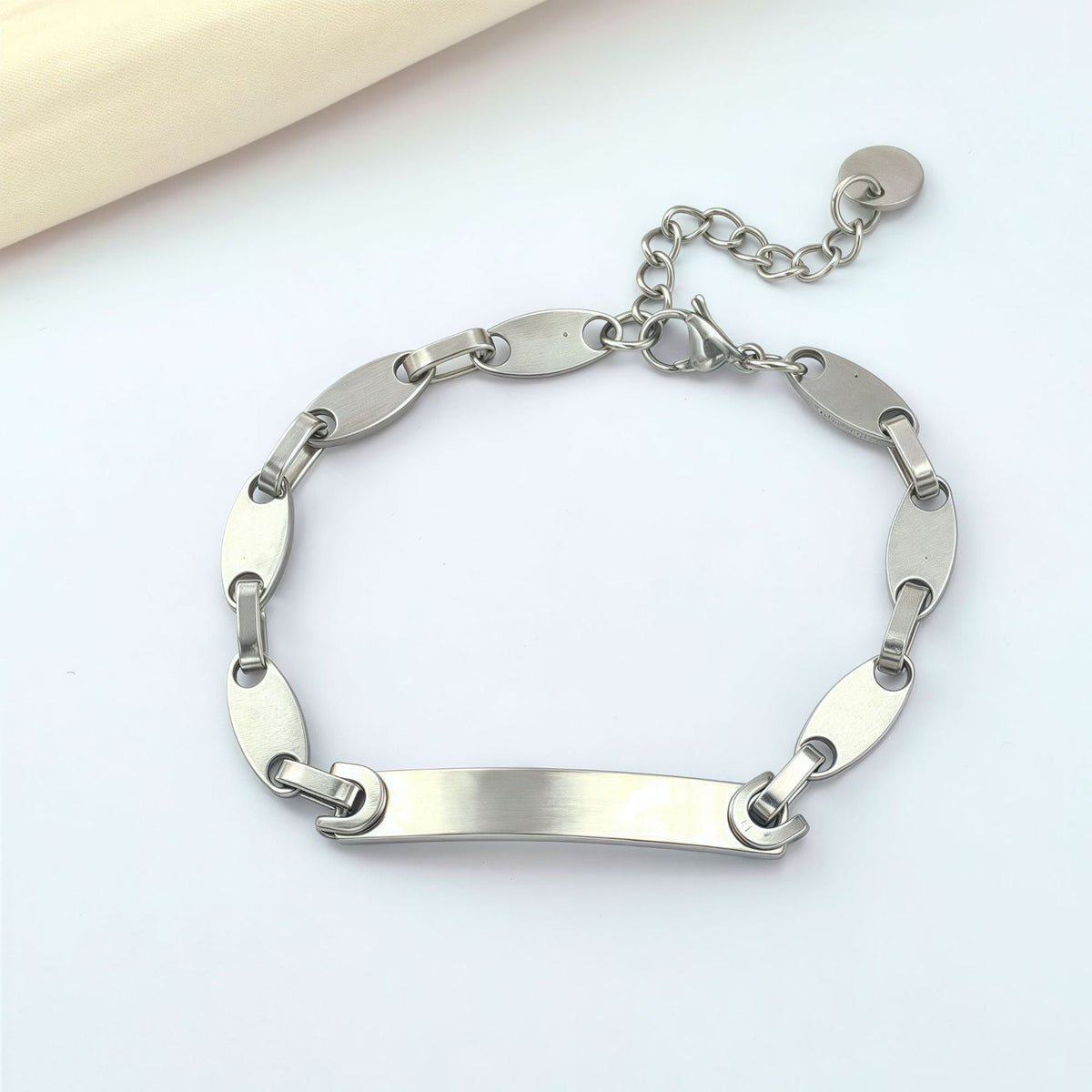 Creative Stainless Steel Curved Fashion Couple Bracelet