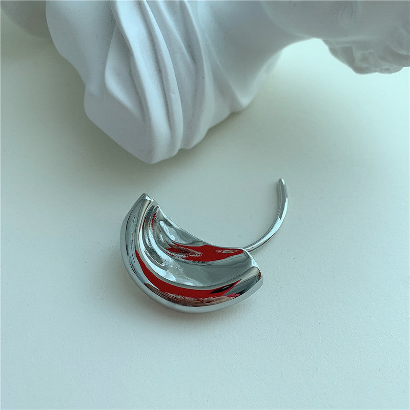 French Retro Metal Cuff Female Simple Stylish Personality Cold Style Ear Clip