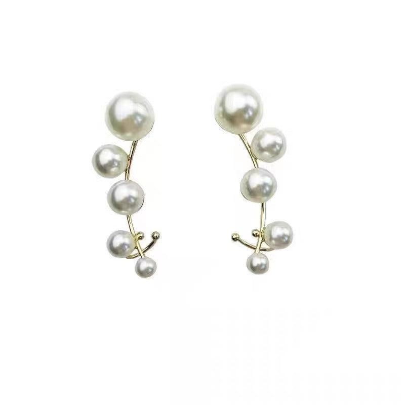 Women's Bridal Pearl For Graceful Personality Trendy Earrings