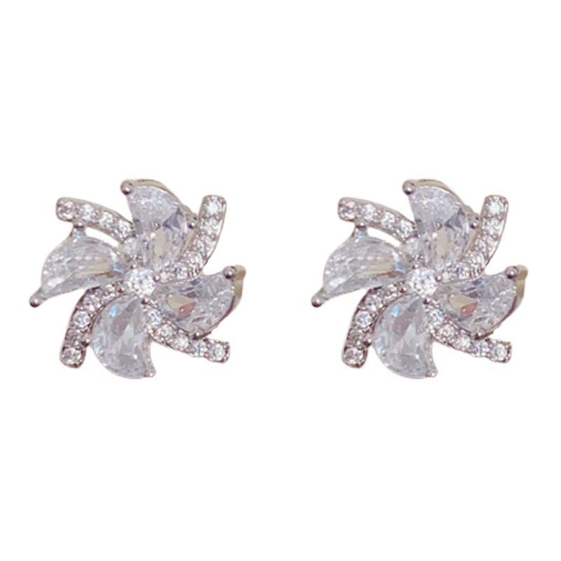 Ear Exquisite Affordable Luxury Fashion Versatile High-grade Super Shiny Small Earrings