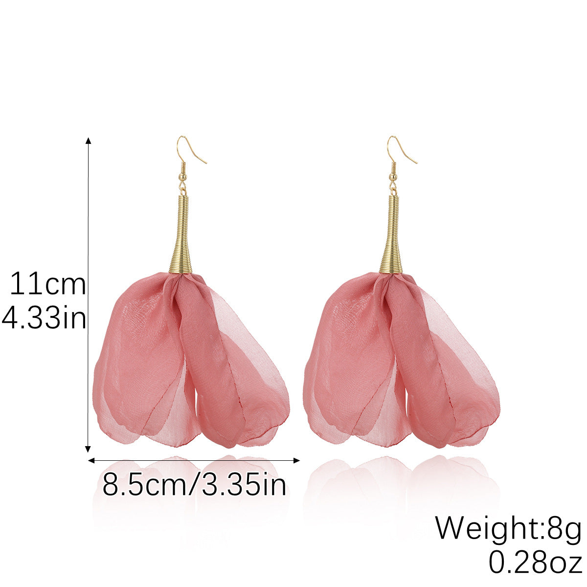 Women's Design Vintage Fashion Artistic Flower Love Earrings