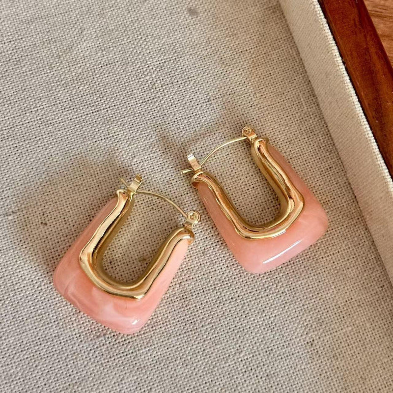 Women's Retro Geometric Metal Alloy Temperament Wild Rings