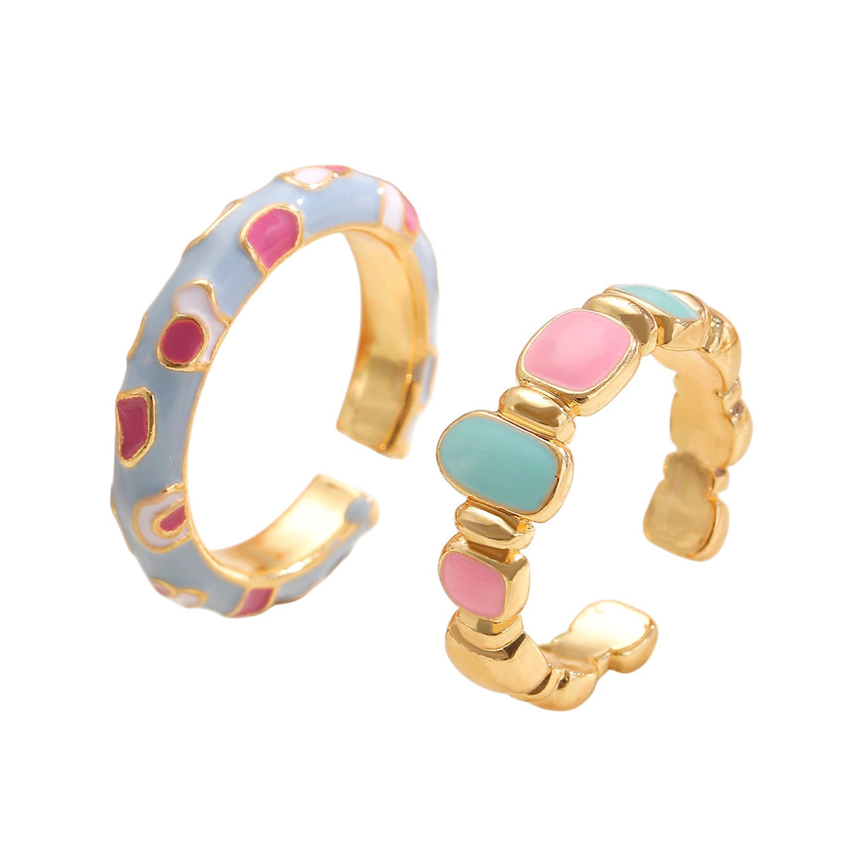 Niche Unique Western Style Geometric Cute Rings