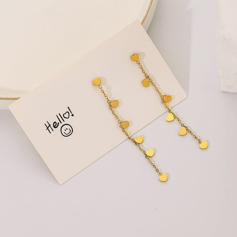 Small Heart Sweet Cool Cute Niche Design Necklaces