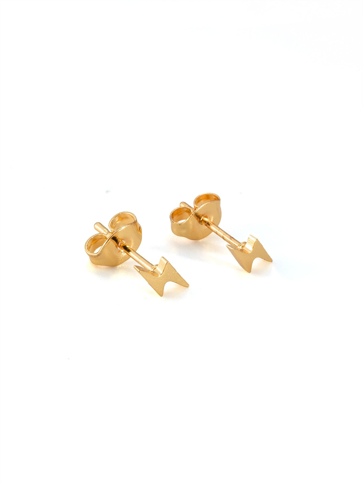 Women's Fashionable Simple Mini Gold-plated Stainless Steel Trending Stud Earrings
