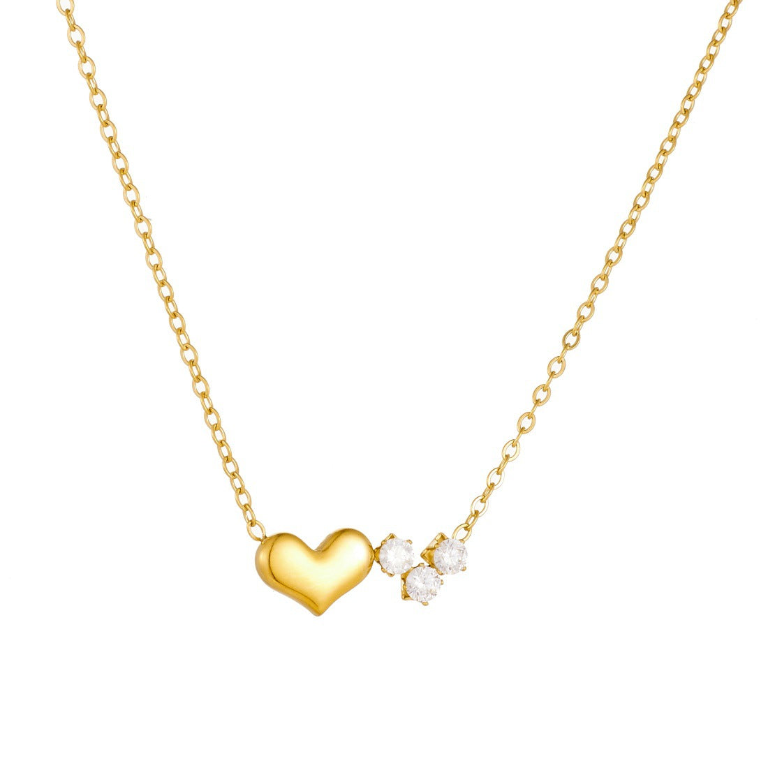 Female Temperament Light Luxury High-grade Zircon Necklace