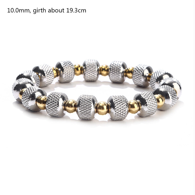 Metal Stainless Steel High-quality Gold Two-tone Bracelets