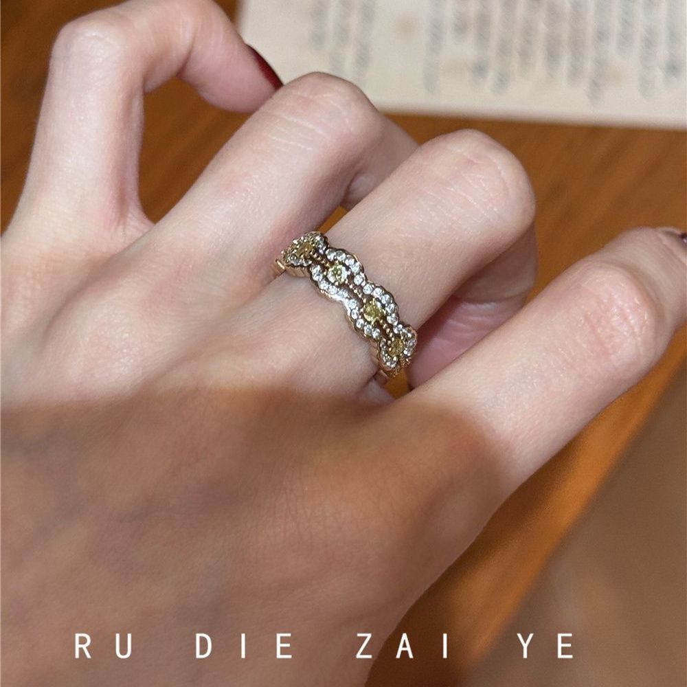 Golden Butterfly Retro Minority Design Sense Rings