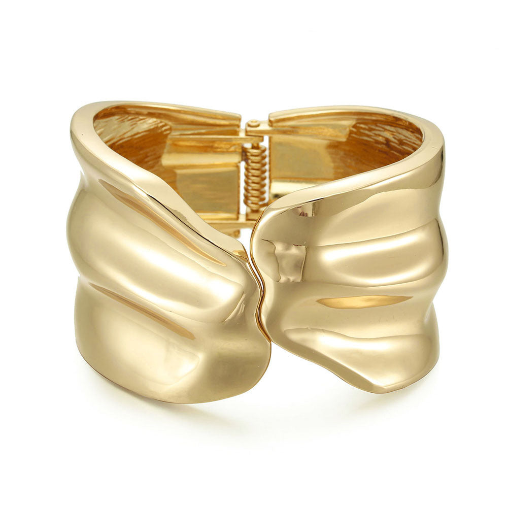 Women's Gold Alloy Electroplating Opening Does Not Bracelet