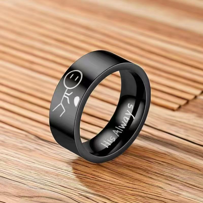 Women's & Men's For The First Love Couple Pair Rings