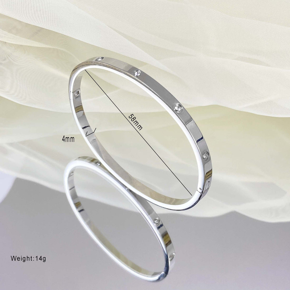 Starry Sier Simple Series High-grade Classic Bracelet