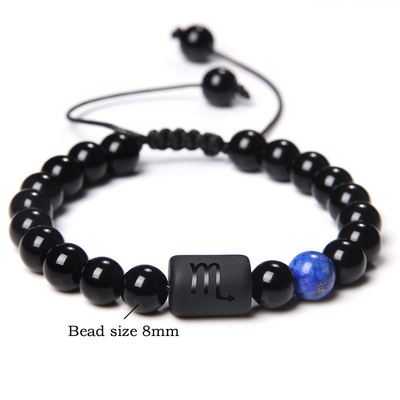 Women's & Men's Twee Constellation Woven Stone Beaded Adjustable Bracelet