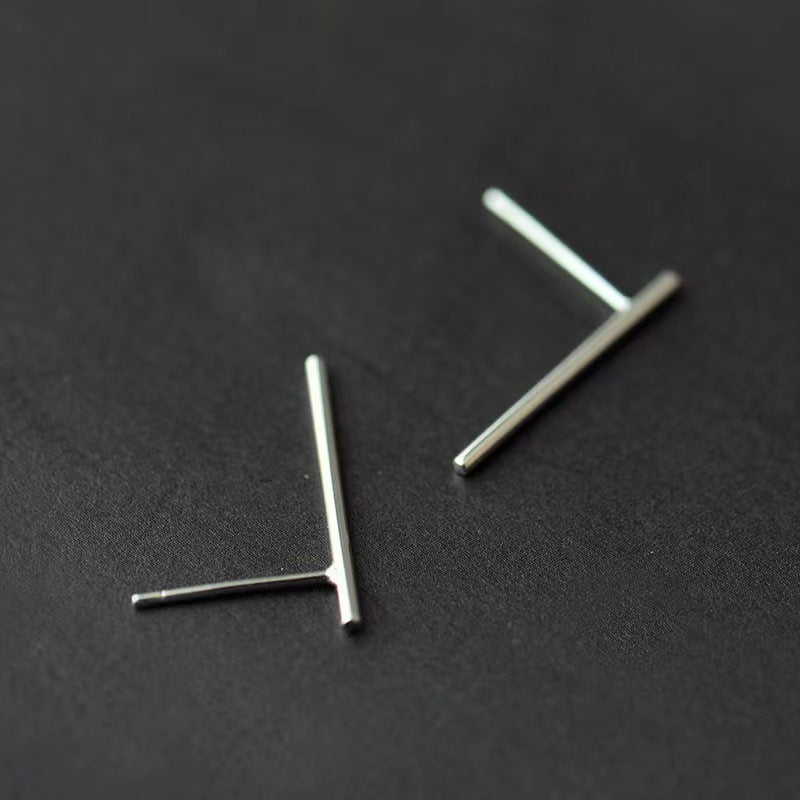 Trendy Sterling Sier Ear Simple Cold Style Female Commuter Rings
