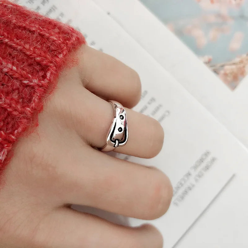925 Sterling Silver Belt Adjustable Rings Wedding Engagement Jewelry For Women Accessories Dropshippin