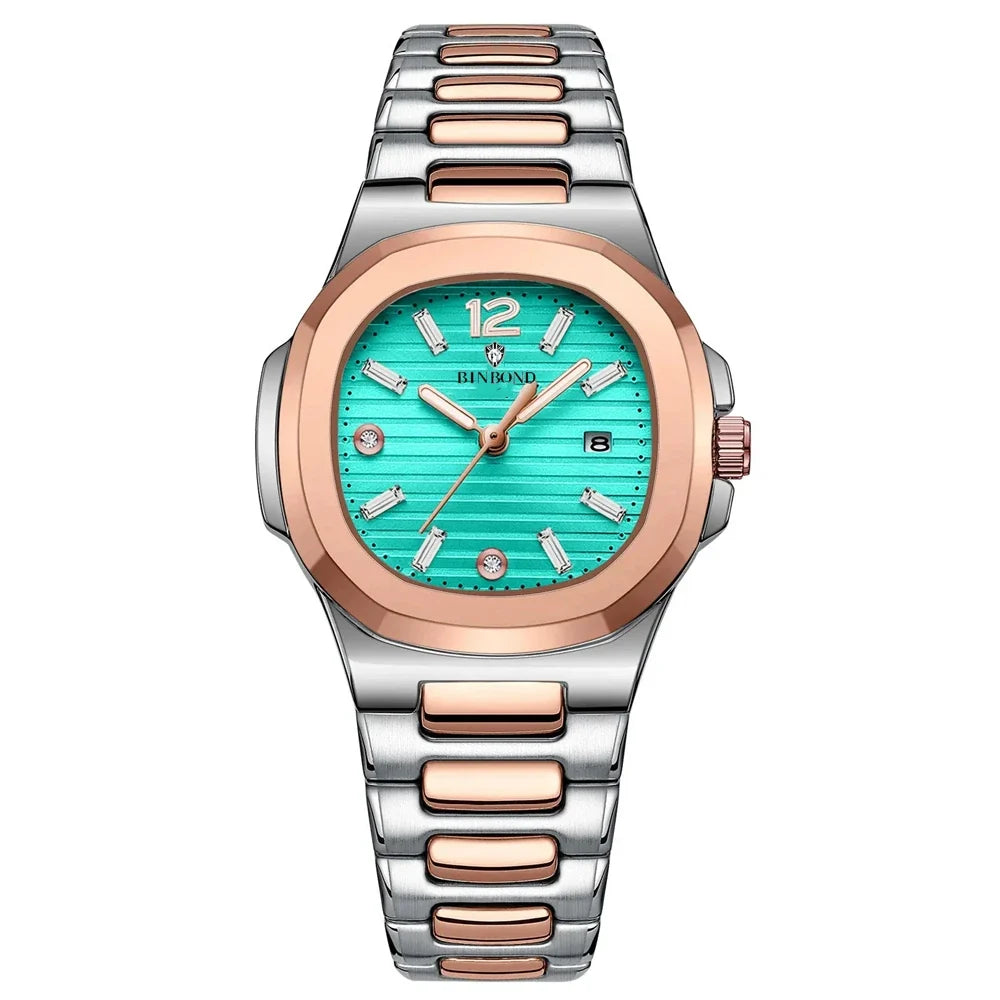 31mm New Digital Fashion Quartz Wristwatches Ladies Watches For Woman Luxury Small Gold Diamond Watch Women Clock Reloj Muje