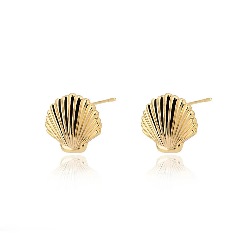 Trendy C-Shape Earrings For Women Stainless Steel Geometric Piercing Stud Earring 2024 New Fashion Party Jewelry Accessories