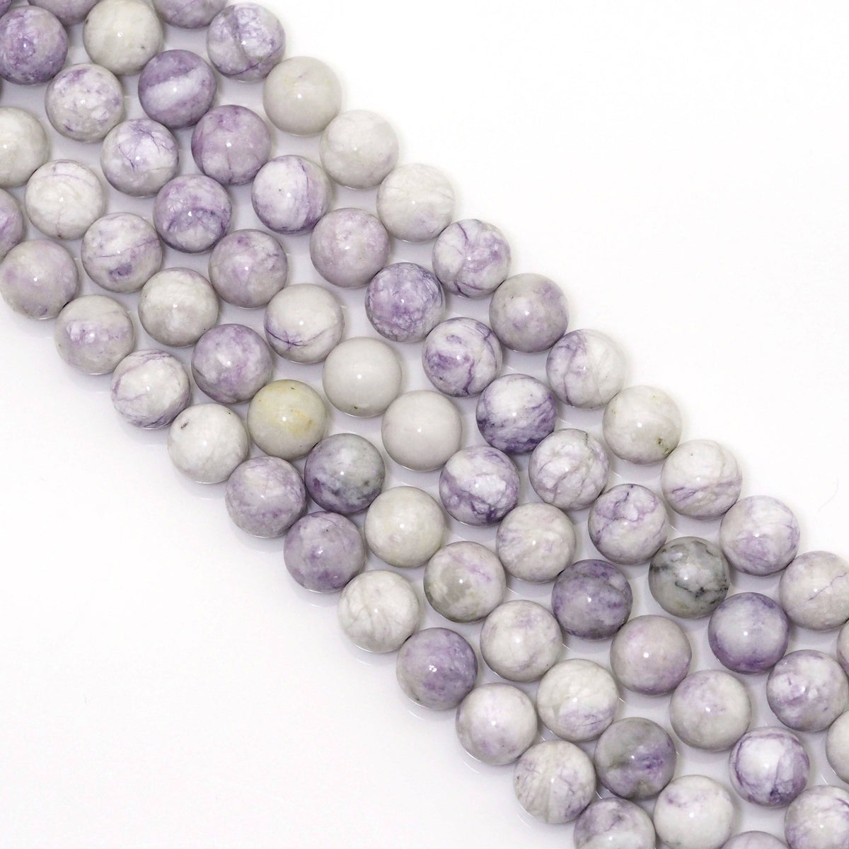 Genuine South Africa Light Purple Turquoise, 6mm/8mm/10mm Round Smooth Beads, Sku#U1609