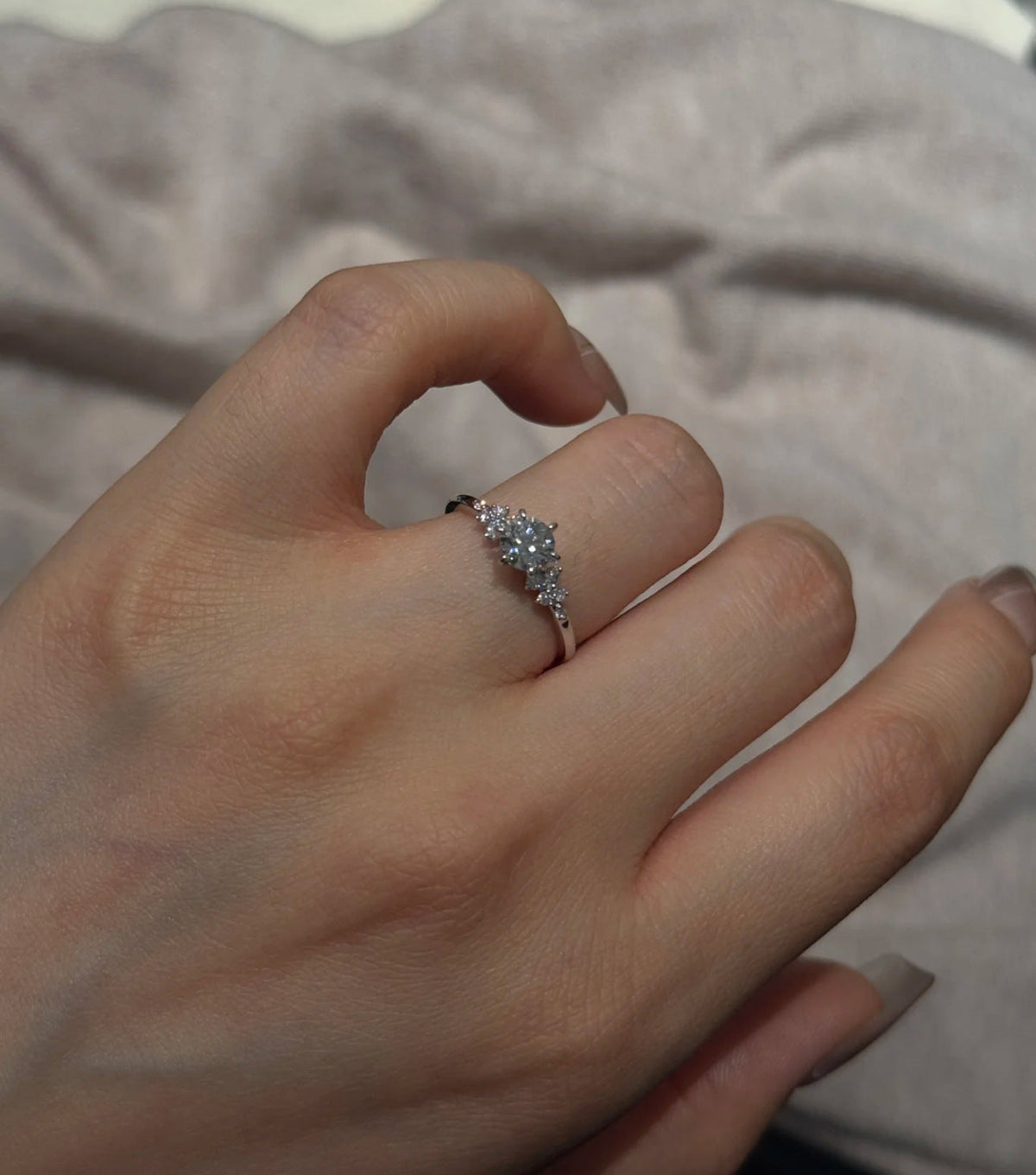 S925 Sterling Silver Berlin Love Letter Zircon Open Ring For Women, Luxury Shiny Zircon, Elegant & Versatile Commute Ring