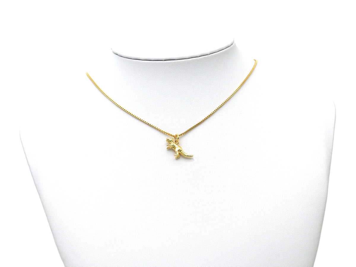 Gold Dinsaur Charm, Sku#LK584