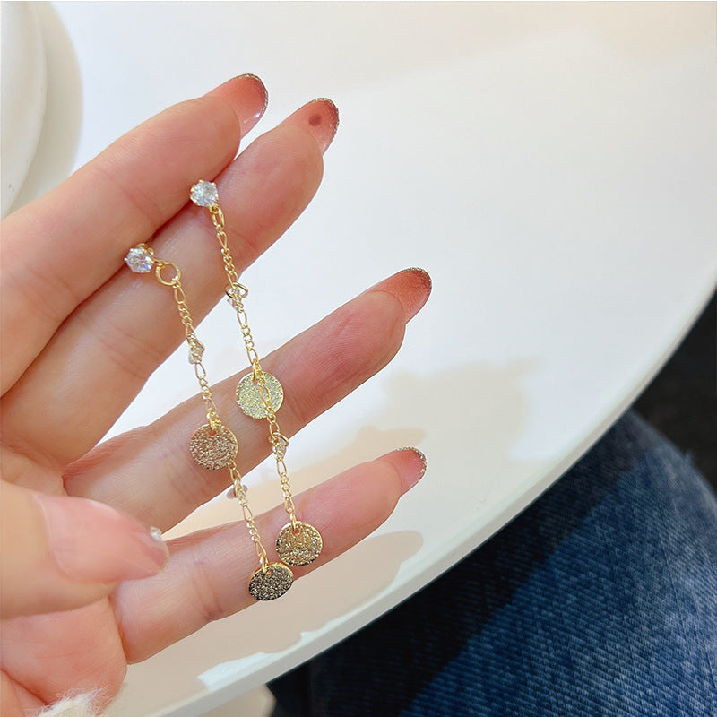 Ins Aesthetic Small Heart Gold Studs Trendy Niche Elegant Female Ear Accessories