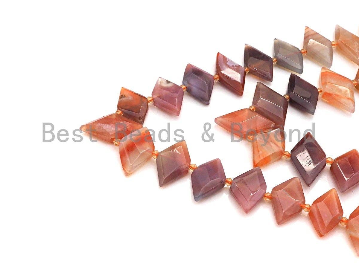 High Quality Natural Red Agate Horse Eye Shape Beads, Natural Agate beads, 16x30mm, sku#U672