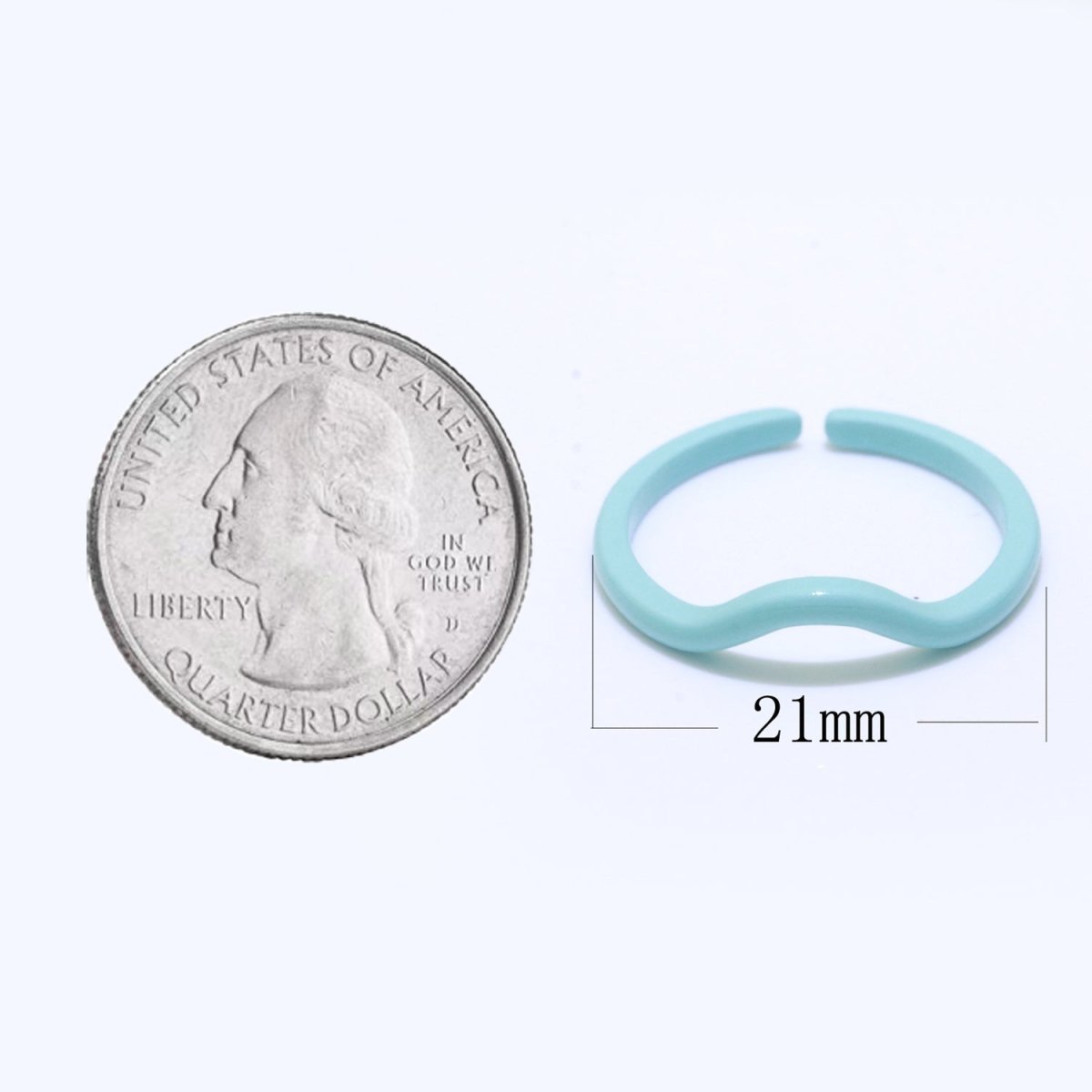 Dainty Acrylic Ring Set - Fashion Resin Acrylic Ring set - Funky Rings - Gift for Her Everyday Y2K Jewelry