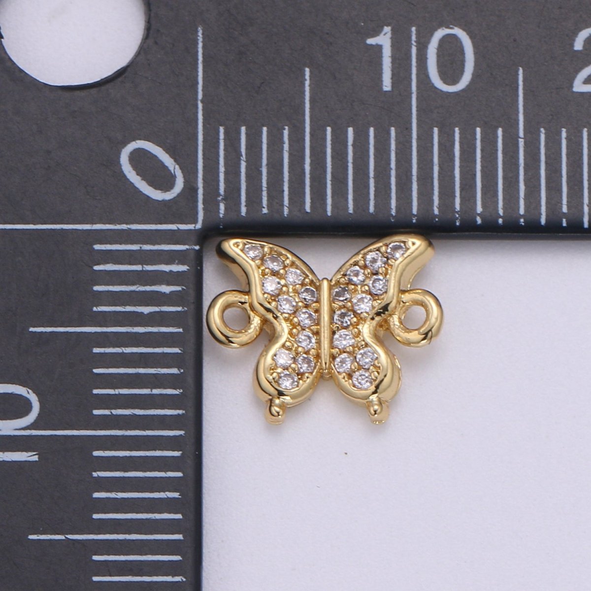 Dainty Little Butterfly Gold Filled Connectors F-602