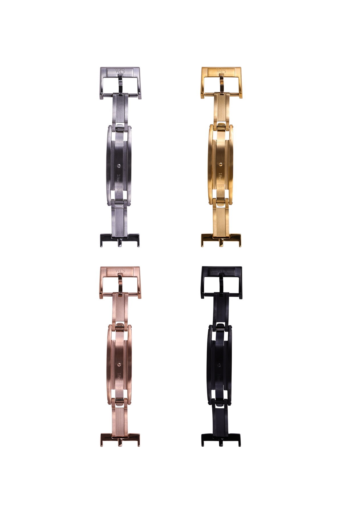 Tuxedo Black Suede Leather Watch Strap 20mm