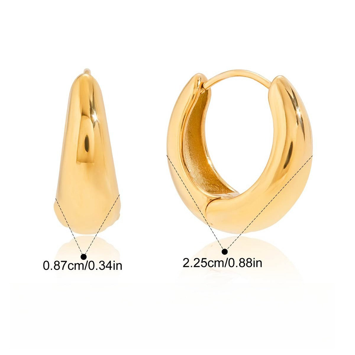 Light luxury, high-end zircon earrings