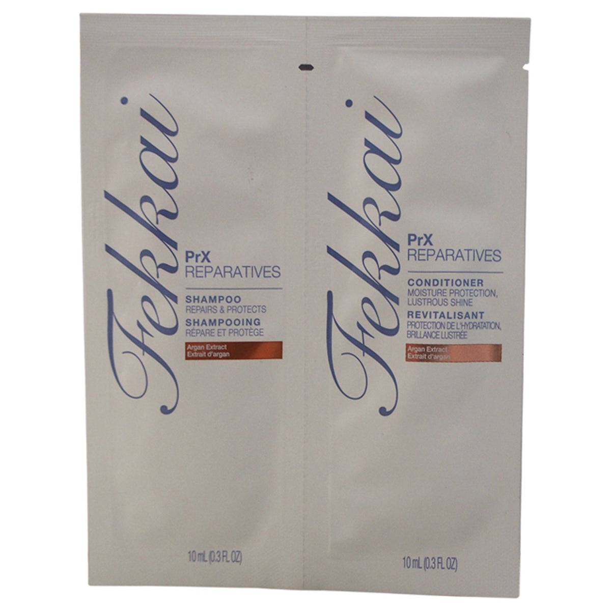 PRX Reparatives Shampoo & Conditioner Duo by Frederic Fekkai for Unisex - 2 x 0.3 oz Shampoo & Conditioner
