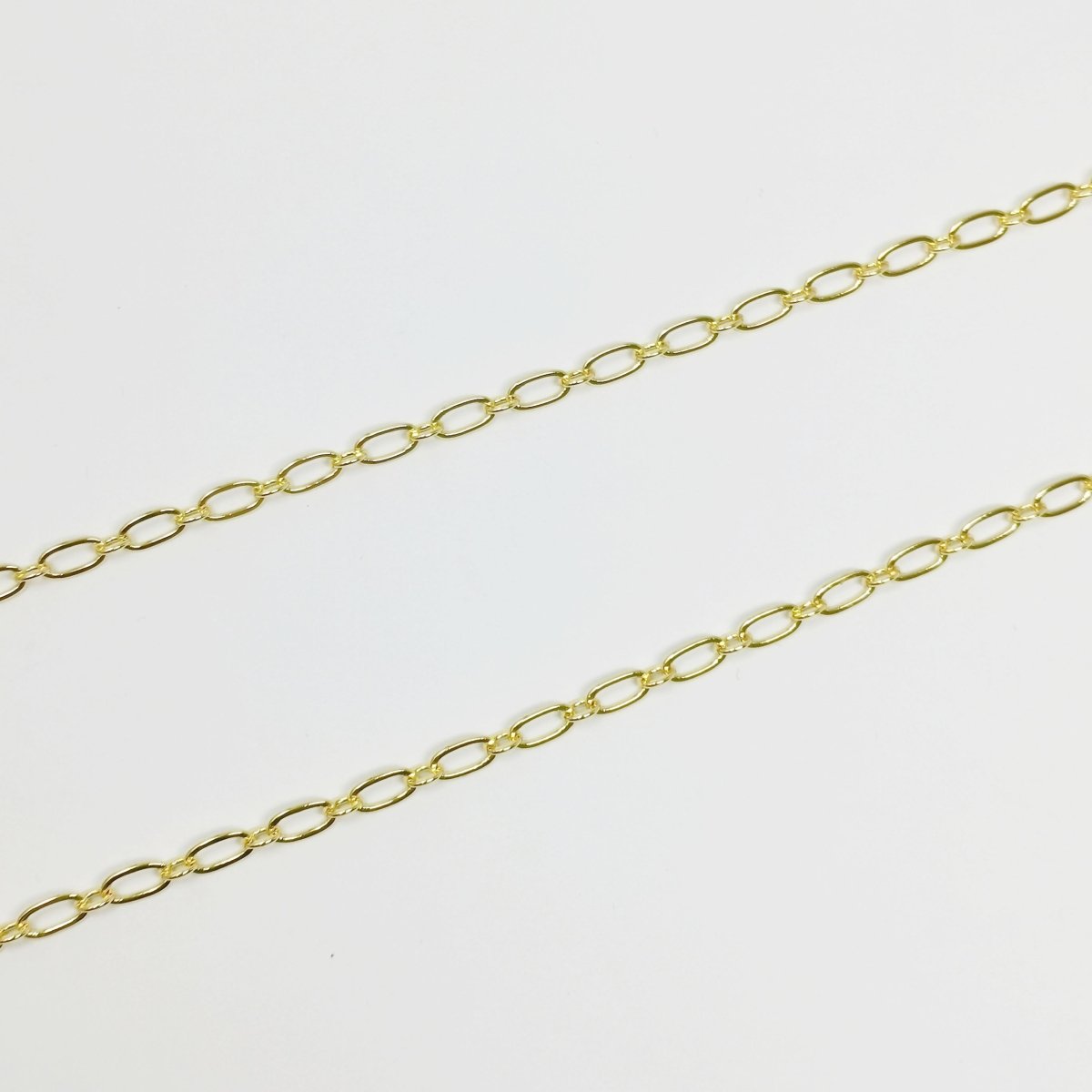 Figaro Long and short fancy 24K Gold Filled Chain By Yard, Wholesale Bulk Roll Chain For Jewelry Making, Width 4.9mm | ROLL-368 ROLL-401 Clearance Pricing