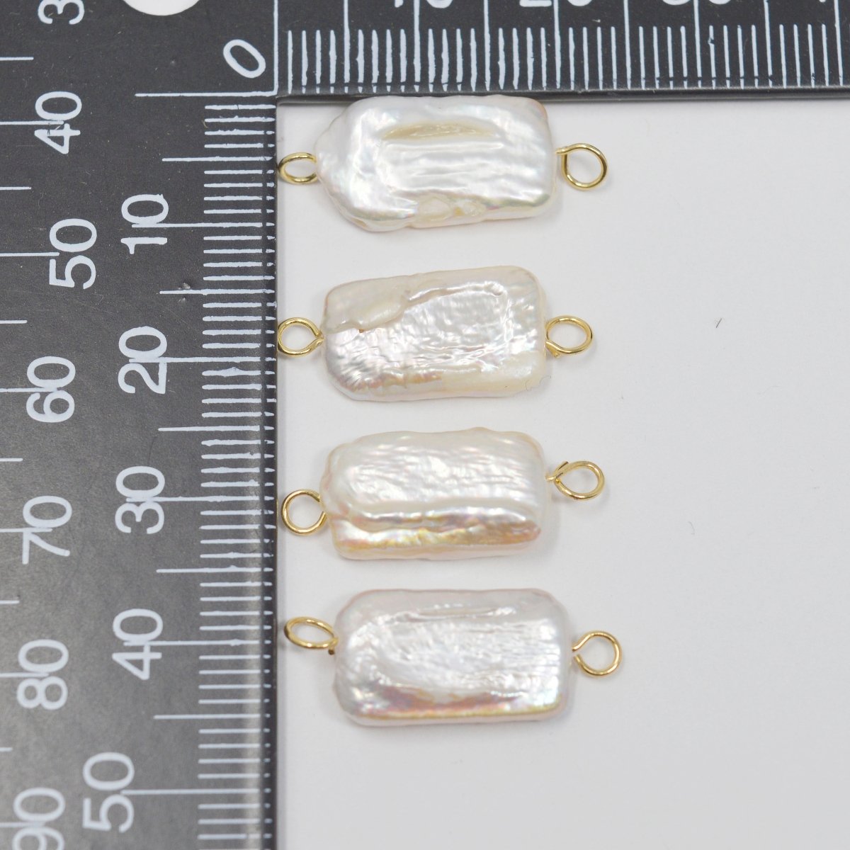 Freshwater Pearl Rectangle Pearl Connectors P-1800