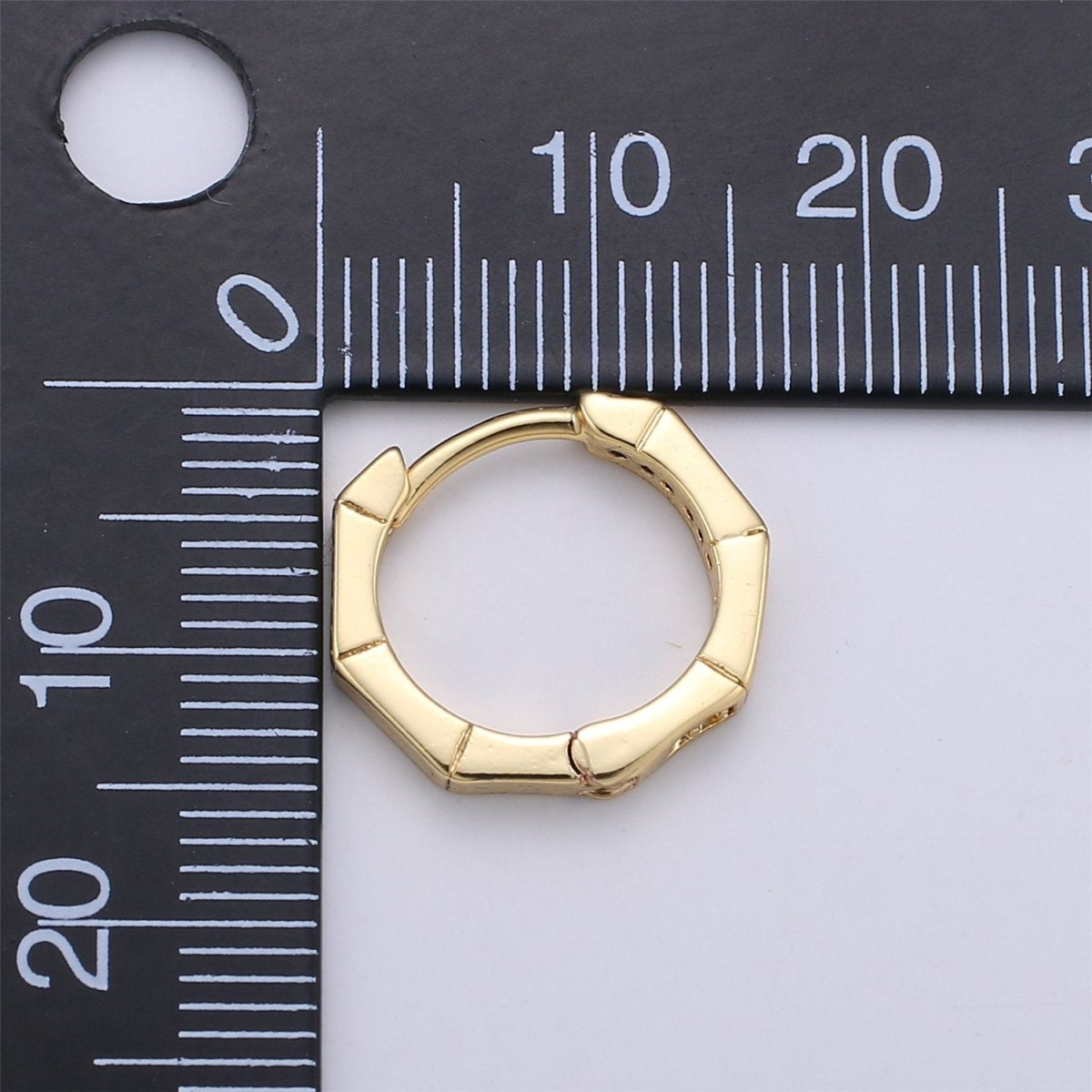 Gold Filled Micro Pave CZ 16 mm-Lever Back Earrings-Minimalist Earrings-Every Day Earrings -Nickel free -daily jewelry K-337