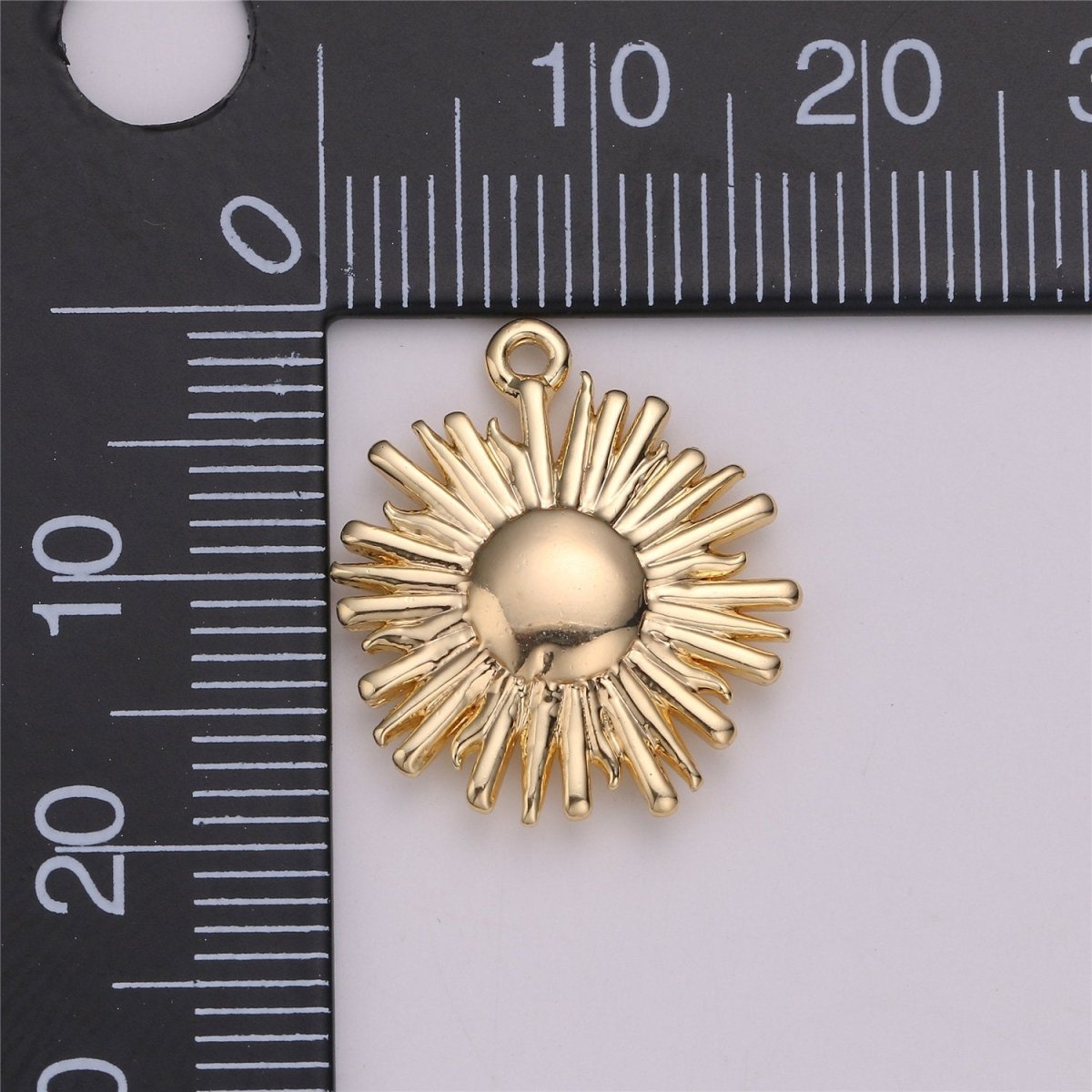 Gold Filled Sunshine Charm / Dainty Sun Charm / Sunburst Pendant / You Are My Sunshine / Celestial Sun Charm for Bracelet Necklace EarringC-537