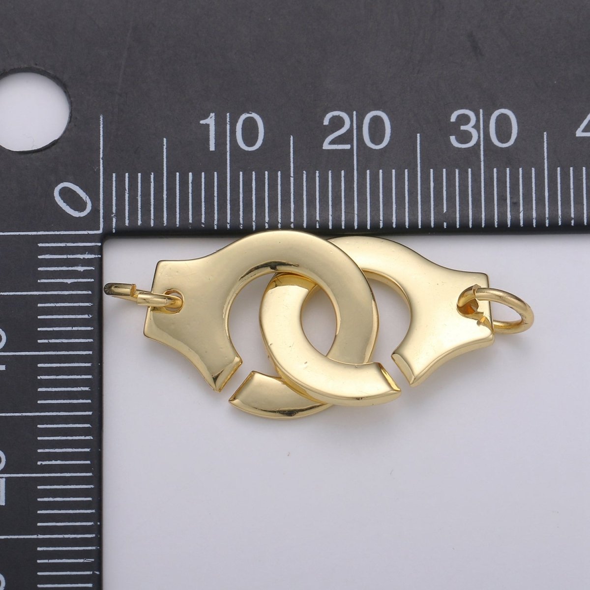Hand Cuff Charm Connector Gold Filled Clasp Connectors For DIY Necklace Bracelet Anklet Jewelry Making L-089