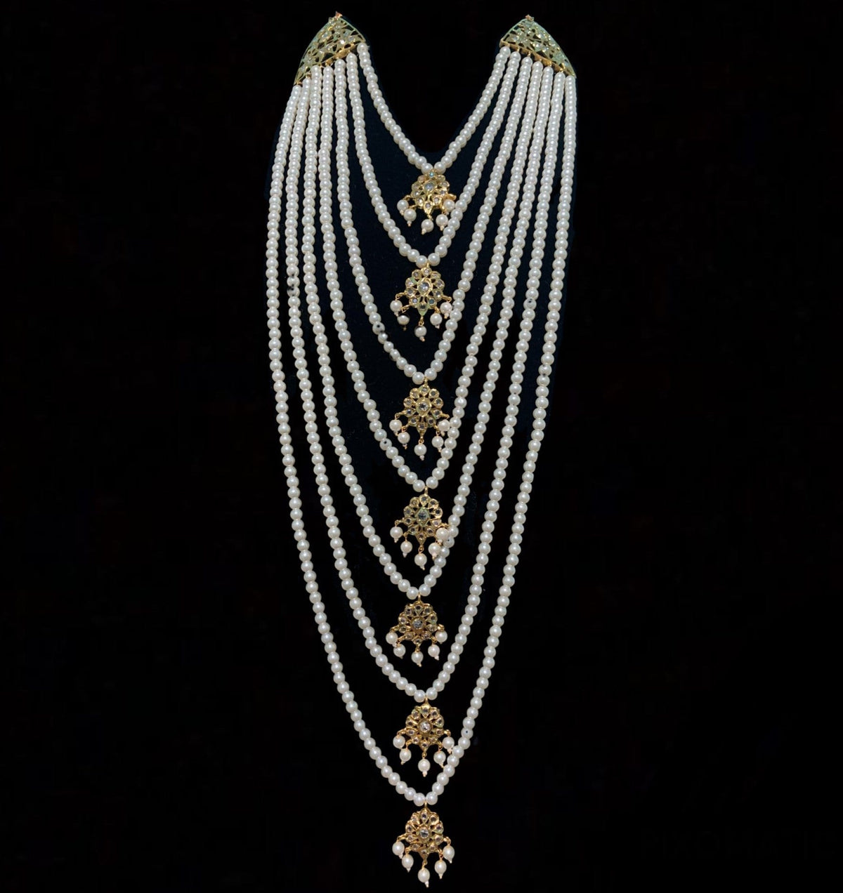 SAT59 Fiona Satlada in pearls (READY TO SHIP )