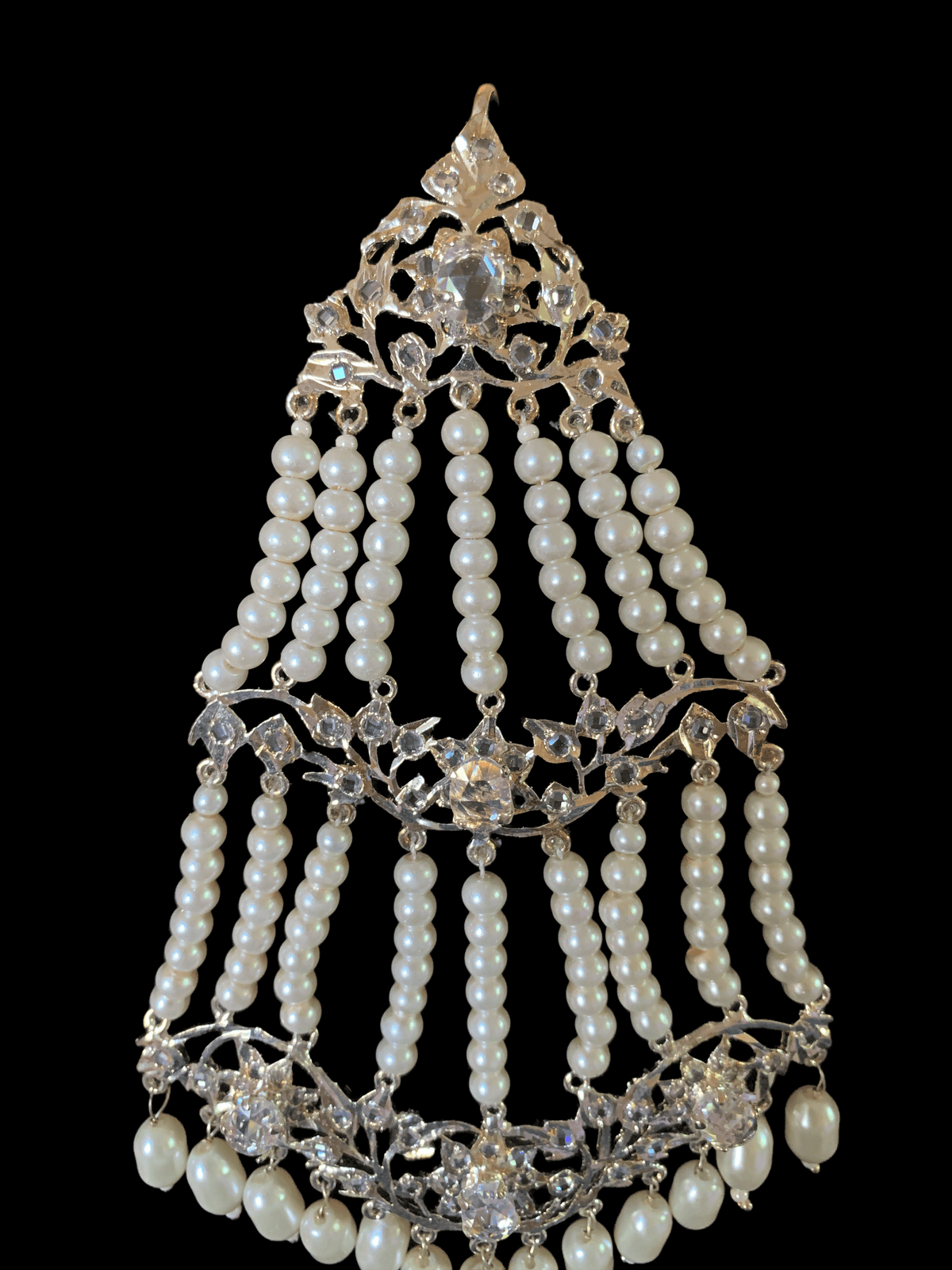 DJHR6 Leah jhoomar in silver plating ( READY TO SHIP )