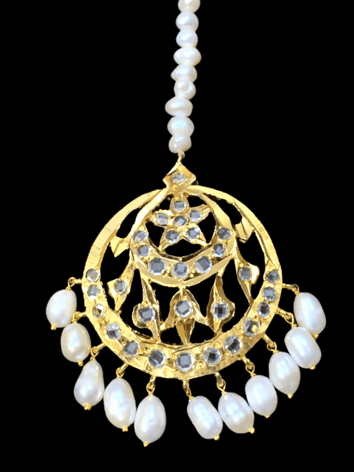 DJTK18 Aima tika in fresh water pearls (SHIPS IN 4 WEEKS )