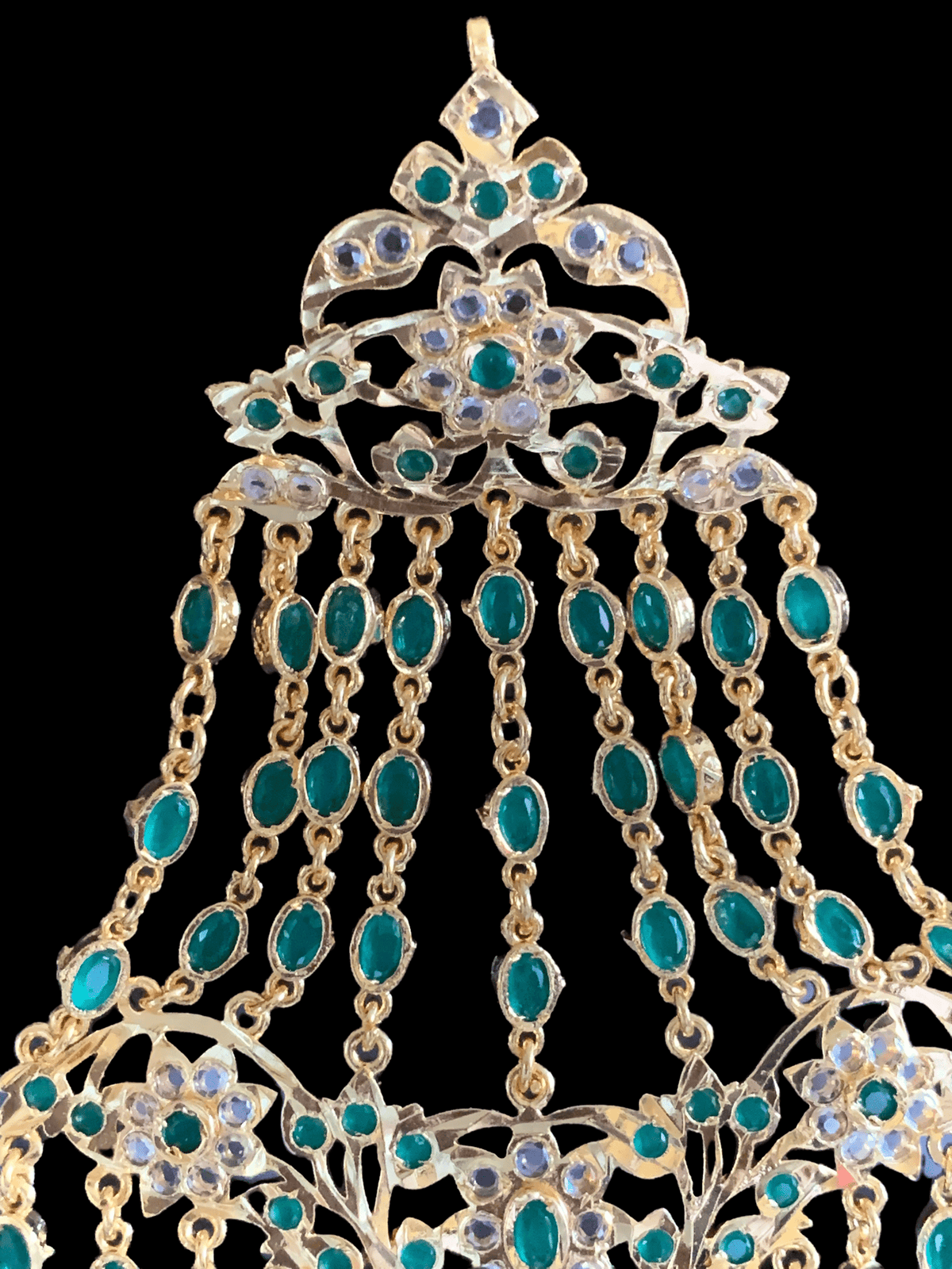 DJHR69 Abira jhoomar - green ( READY TO SHIP )