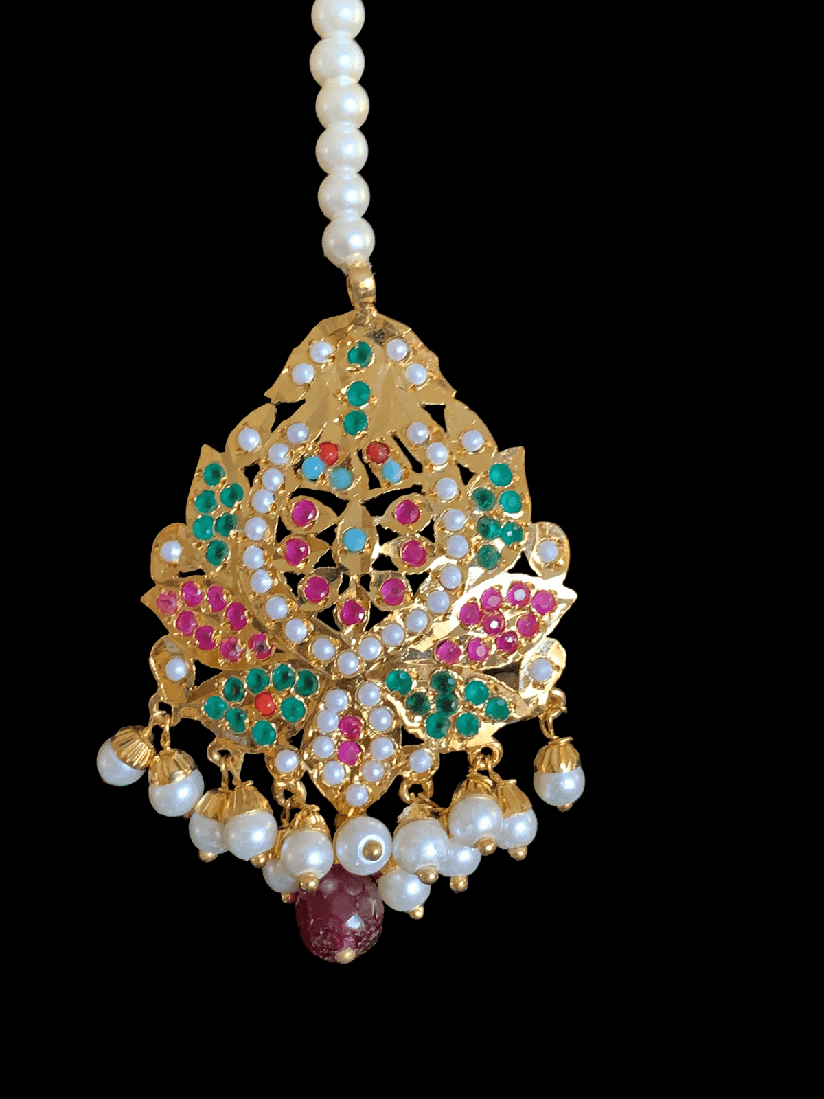 DJTK78 Navratan jadau tika ( NAVRATAN ) ( READY TO SHIP)