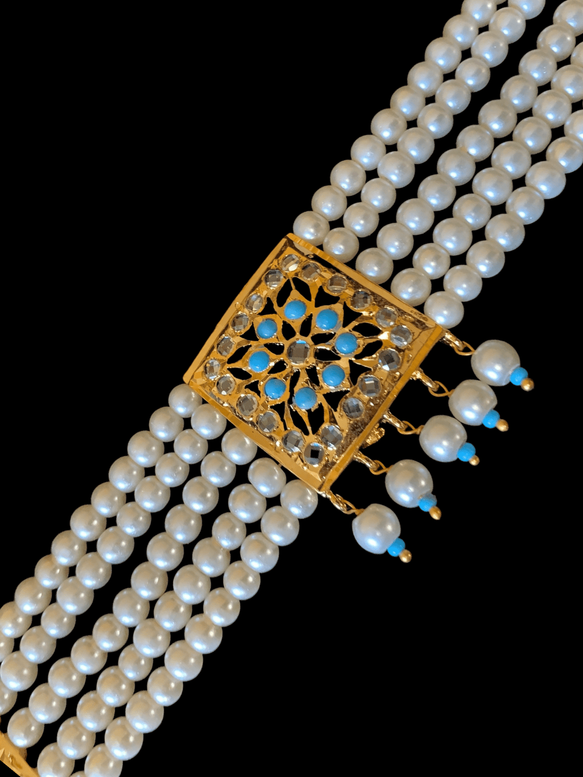 B73 Ariha pearl bracelet - feroza ( READY TO SHIP )