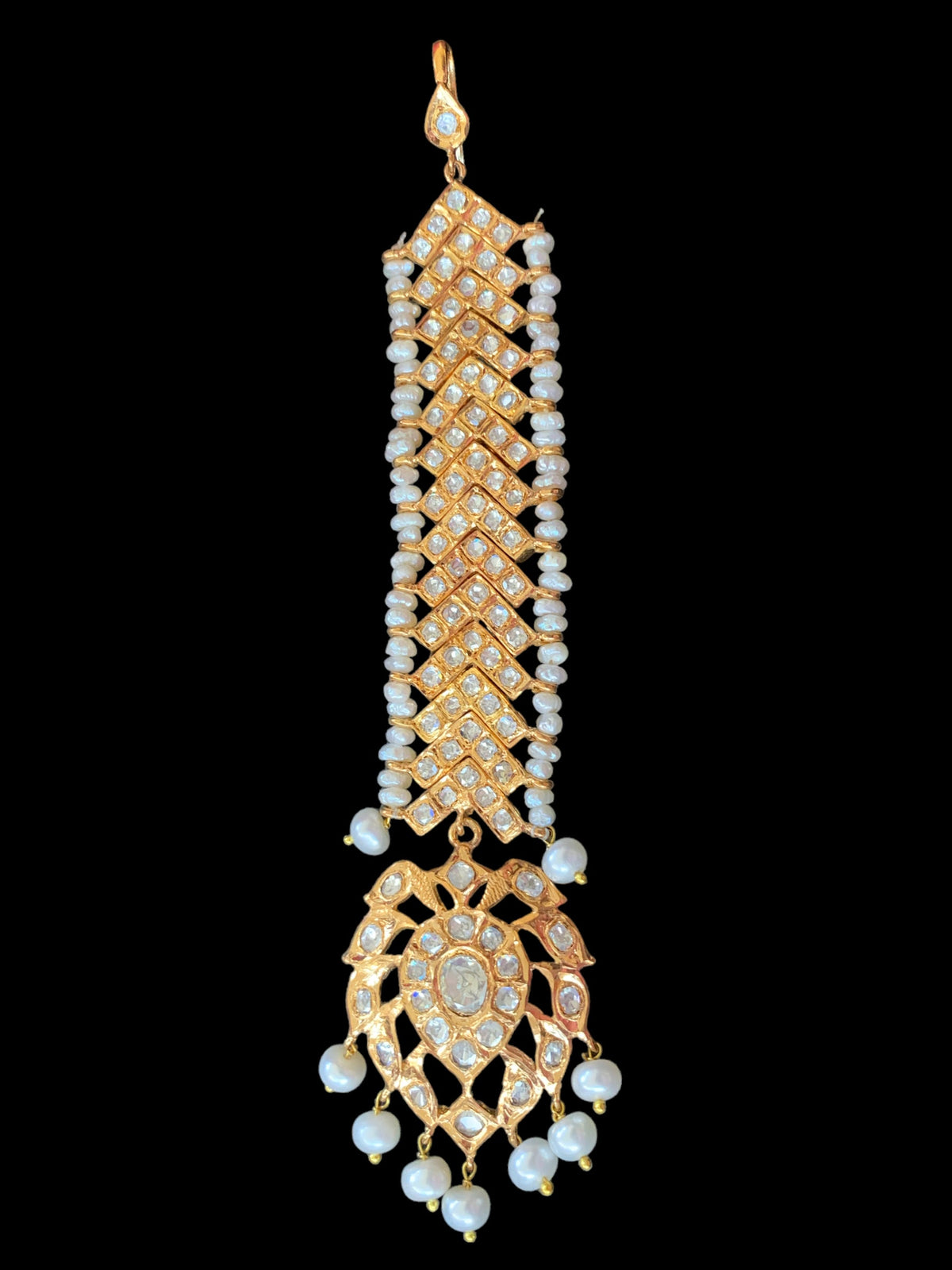 Mahira v tika in gold plated silver ( SHIPS IN 5 WEEKS )