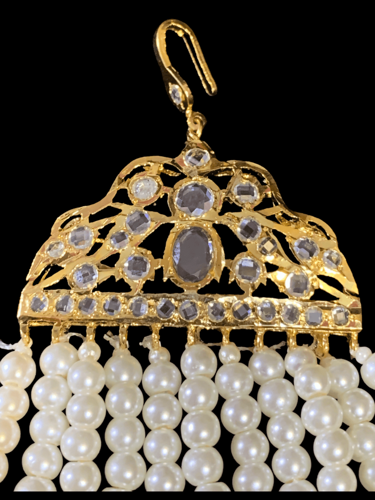 DJHR48 Nahera jhoomar in pearls ( READY TO SHIP )
