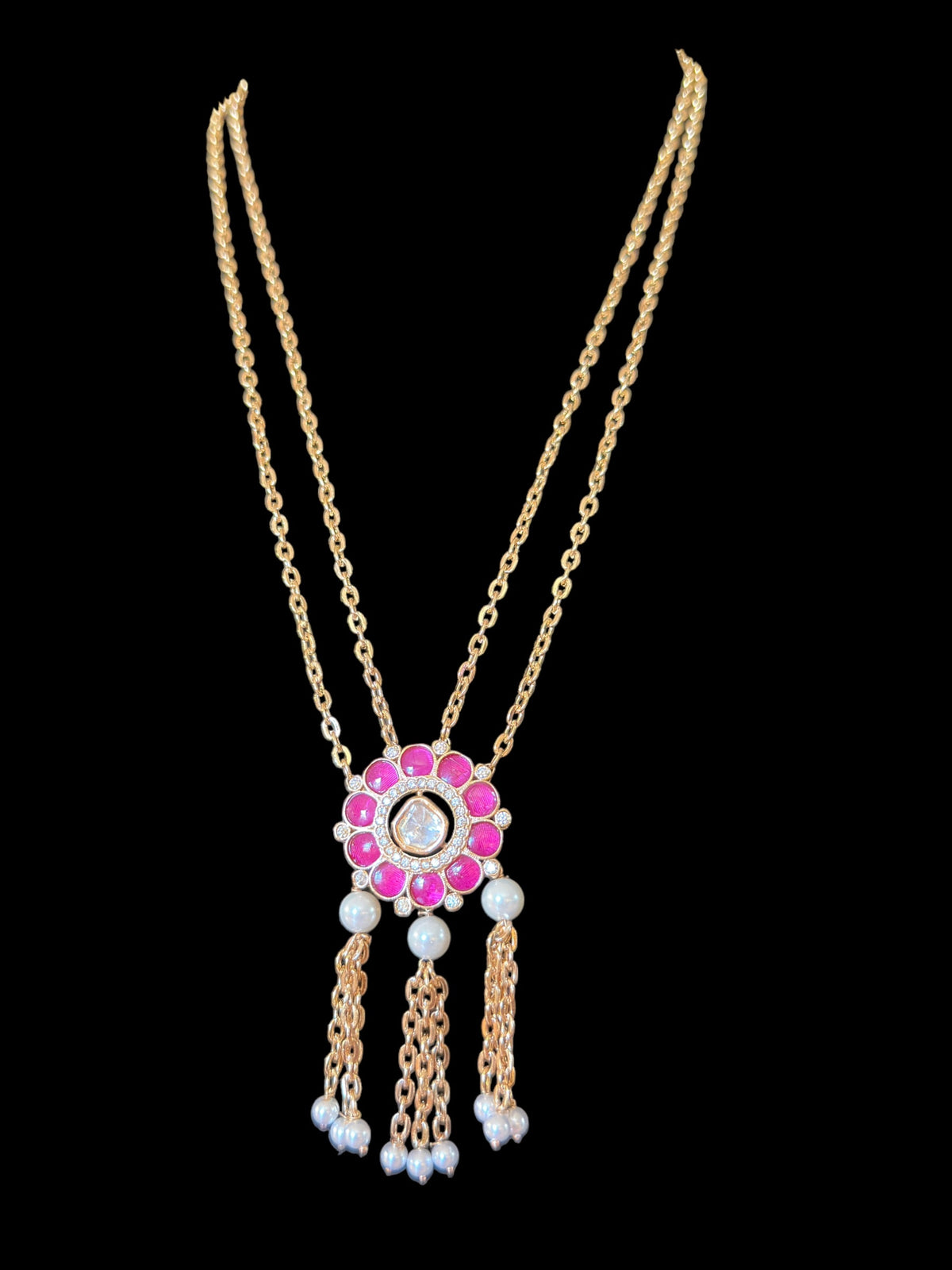 PS531 Eliza rose gold plated necklace ( READY TO SHIP )