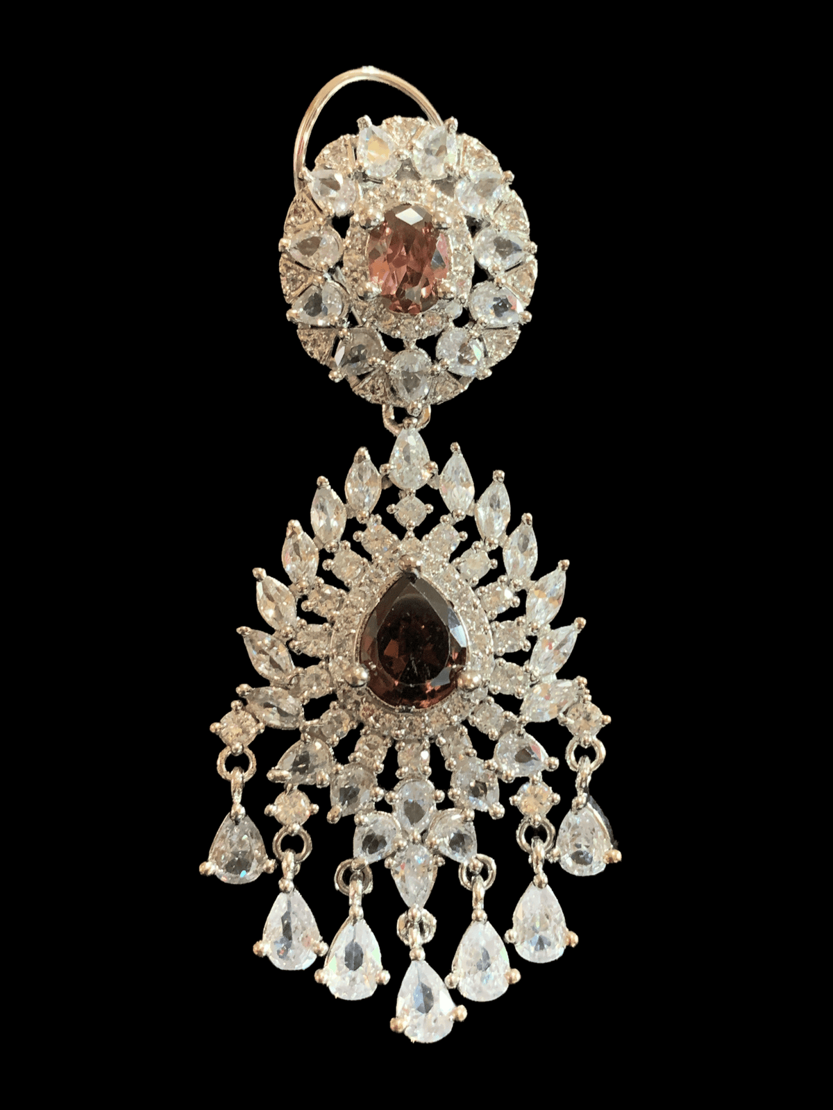 Manahil cz earrings DER12 ( READY TO SHIP )